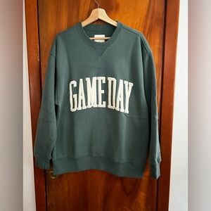 NWT Abercrombie Game Day Vintage Sunday Crew, size medium